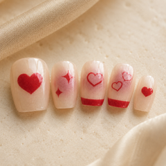 Red Heart French Press-On Nails