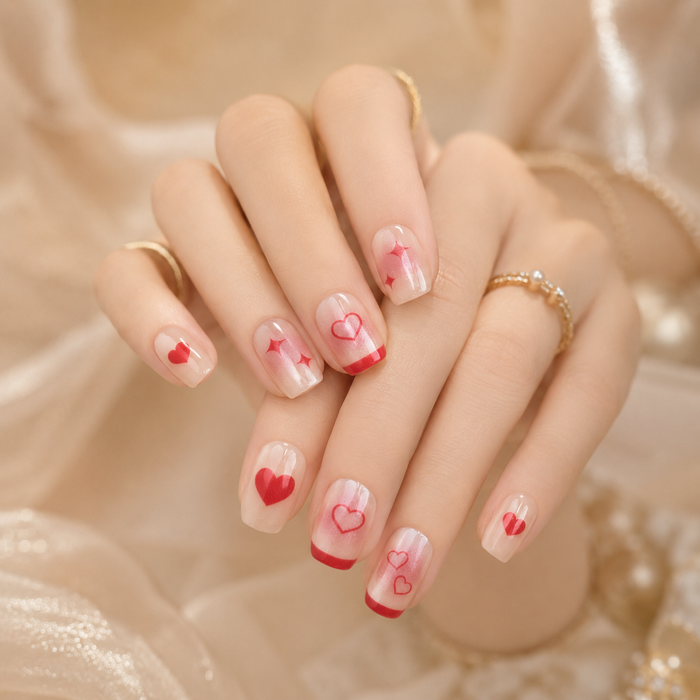 Red Heart French Press-On Nails
