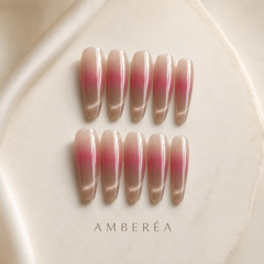 Blush Nude Cat Eye Press-On Nails