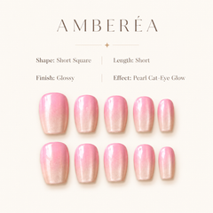 Pink Pearl Ombre Press-On Nails