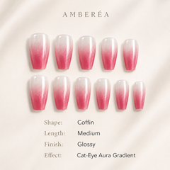 Blossom Pink Pearl Ombre Press-On Nails