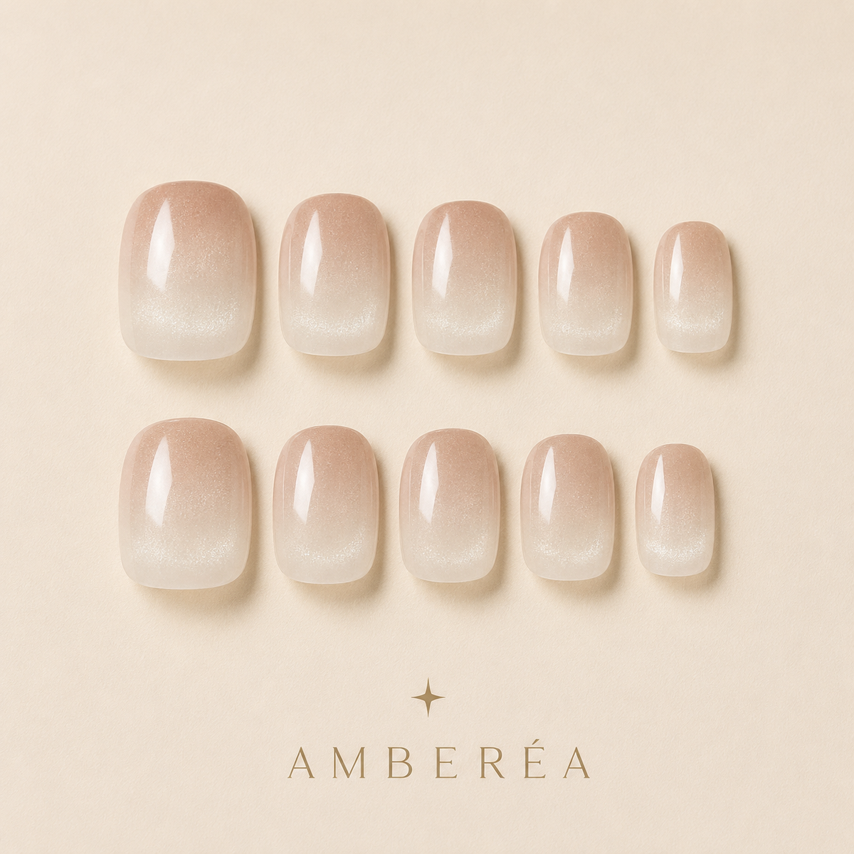 Pearl Nude Ombre Press-On Nails