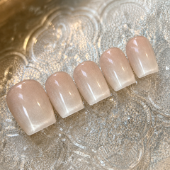 Pearl Nude Ombre Press-On Nails