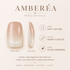 Pearl Nude Ombre Press-On Nails