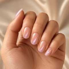 Pink Crystal Shimmer Press-On Nails