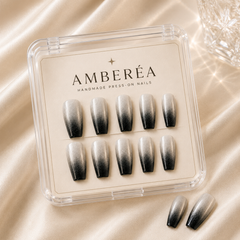 Smoky Silver Cat Eye Press-On Nails